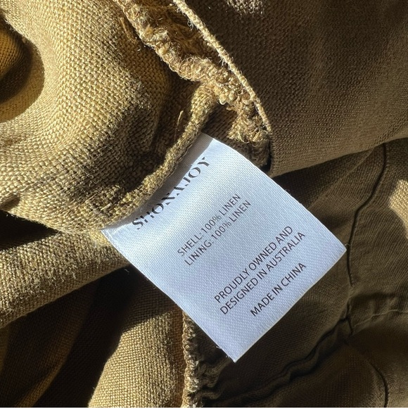 SOLD Shona Joy Lucille Tiered Mini Dress in Cumin - Picture 14 of 15